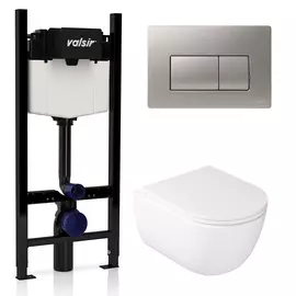 Унитаз с инсталляцией Valsir Winner S KIT VSCrM 7334 Slim P1