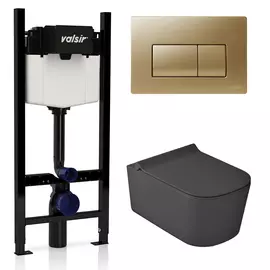 Унитаз с инсталляцией Valsir Winner S KIT VSMG 5486NEMT Slim P1