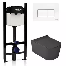 Унитаз с инсталляцией Valsir Winner S KIT VSWG 5486NEMT Slim P1