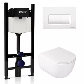 Унитаз с инсталляцией Valsir Winner S KIT VSWM 7334 Slim P1