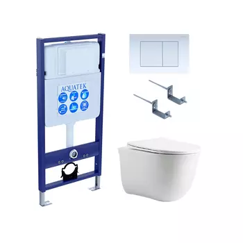 Унитаз с инсталяцией Акватек Классик Set cm-009 4в1