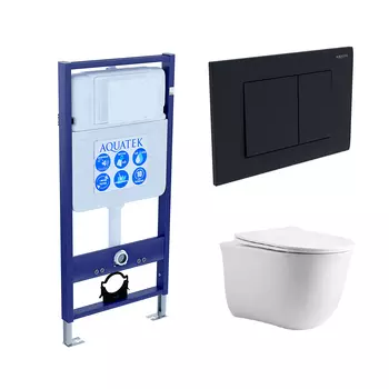 Унитаз с инсталяцией Акватек Классик Set cm-012 4в1