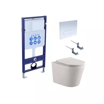 Унитаз с инсталяцией Акватек Вега Set cmp-013