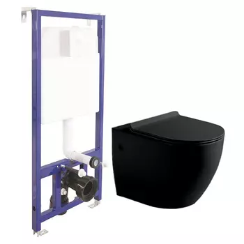 Унитаз с инсталляцией Vincea Globo Berges Novum VT1-14MB