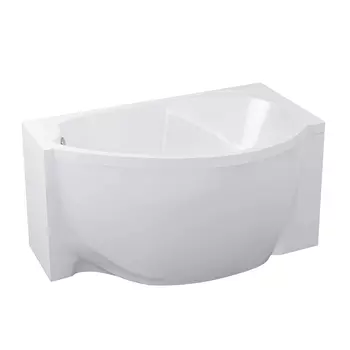 Ванна из литьевого мрамора Цвет и Стиль Аура 160х90 правая