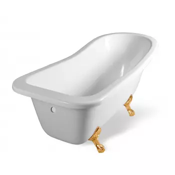 Ванна из литьевого мрамора Эстет Царская 150х73