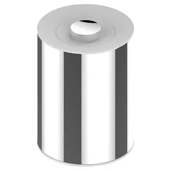 Ведро для мусора Keuco Plan 04989010051 хром finish/белый