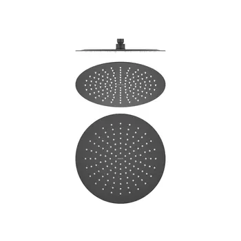 Верхний душ Акватек AQ2075MB черный матовый