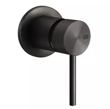 Внешняя часть смесителя для душа Gessi 316 Flessa 54019.707 черный матовый