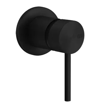 Внешняя часть смесителя для душа Gessi 316 Flessa 54019.299 черный матовый XL