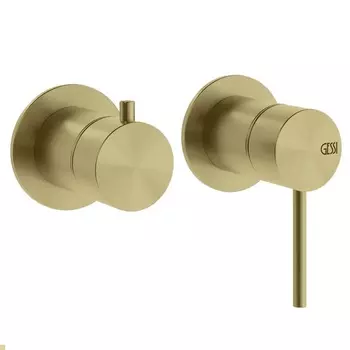 Внешняя часть смесителя для ванны Gessi 316 54077.727 Brass Brushed PVD