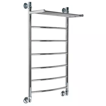 Водяной полотенцесушитель Акванерж Дуга с полкой 100х50