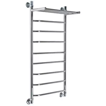 Водяной полотенцесушитель Акванерж Трапеция Прямая с полкой 120х60