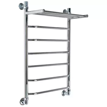 Водяной полотенцесушитель Акванерж Трапеция Прямая с полкой 80х50