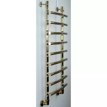 Водяной полотенцесушитель Двин Bubble4 80/50 1-3/4-1/2 К3 золотой хром