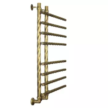 Водяной полотенцесушитель Двин L braid 80/15/55 1-3/4-1/2 К3 состаренная бронза