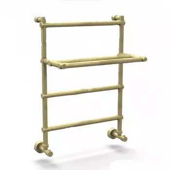 Водяной полотенцесушитель Margaroli 442 с полкой old brass