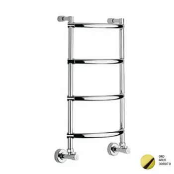 Водяной полотенцесушитель Margaroli CURVED 432 gold
