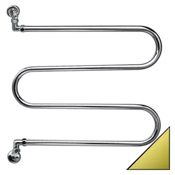 Водяной полотенцесушитель Margaroli Vento 400GO золото