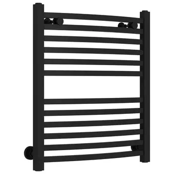 Водяной полотенцесушитель Сунержа Аркус 60х50 матовый чёрный