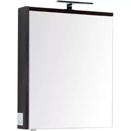 Зеркальный шкаф для ванной Aquanet Фостер 70 белый/эвкалипт мистери