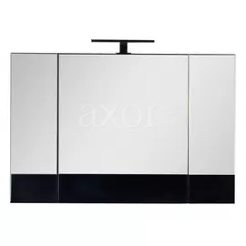 Зеркальный шкаф для ванной Aquanet Нота 100 черный