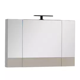 Зеркальный шкаф для ванной Aquanet Нота 100 светлый дуб