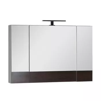 Зеркальный шкаф для ванной Aquanet Нота 100 венге