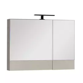 Зеркальный шкаф для ванной Aquanet Нота 90 светлый дуб