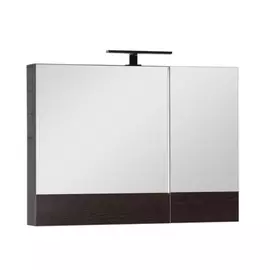 Зеркальный шкаф для ванной Aquanet Нота 90 венге