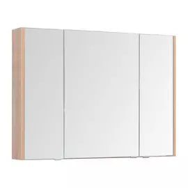 Зеркальный шкаф для ванной Aquanet Остин 105 дуб сонома