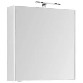 Зеркальный шкаф для ванной Aquanet Остин 75 белый глянец