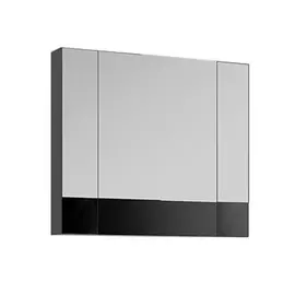Зеркальный шкаф для ванной Aquanet Верона 100 черный