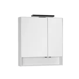 Зеркальный шкаф для ванной Aquanet Виго 80 белый