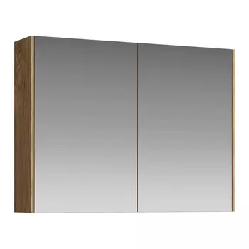 Зеркальный шкаф для ванной Aqwella Mobi 80 дуб балтийский