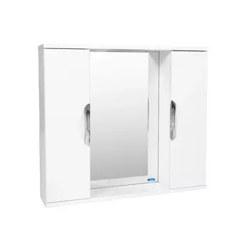 Зеркальный шкаф для ванной Viant Лима 80 Белый