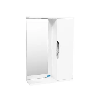 Зеркальный шкаф для ванной Viant Лима 70 Белый