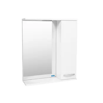 Зеркальный шкаф для ванной Viant Милан 60 Белый