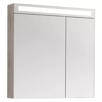 Зеркальный шкаф для ванной Dreja Max 80 дуб кантри/ЛДСП