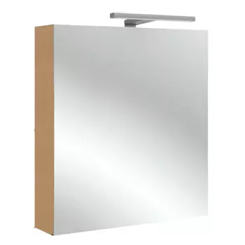 Зеркальный шкаф для ванной Jacob Delafon 60 EB795GRU левый ореховое дерево