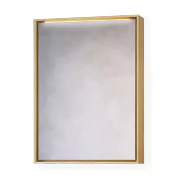 Зеркальный шкаф для ванной Raval Frame 60 дуб сонома