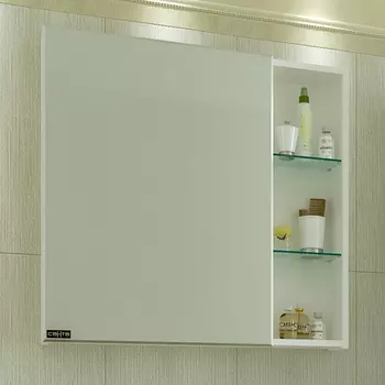 Зеркальный шкаф для ванной СанТа Дублин 75