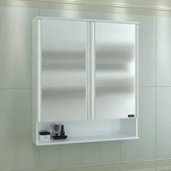 Зеркальный шкаф для ванной СанТа Вегас 80