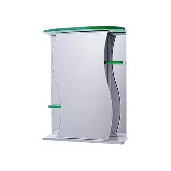 Зеркальный шкаф для ванной Vigo Alessandro-3 55 зеленый