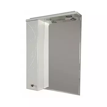 Зеркало для ванной Акватон Лиана 65 шкафчик слева