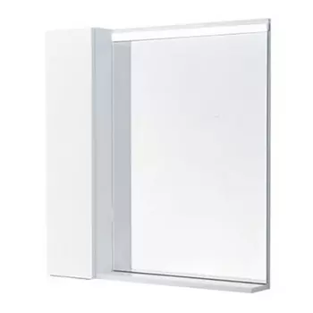 Зеркало для ванной Акватон Рене 80 белый/грецкий орех