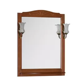 Зеркало для ванной Aquanet Амелия 80 орех