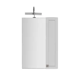 Зеркало для ванной Aquanet Честер 60 белое/патина серебро