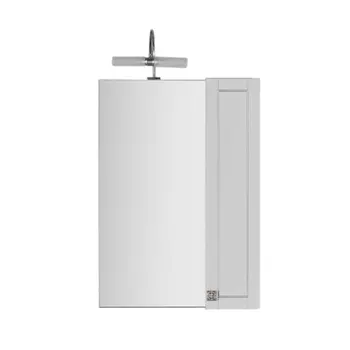 Зеркало для ванной Aquanet Честер 60 черный/патина серебро