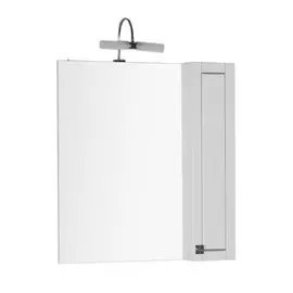 Зеркало для ванной Aquanet Честер 75 белое/патина золото